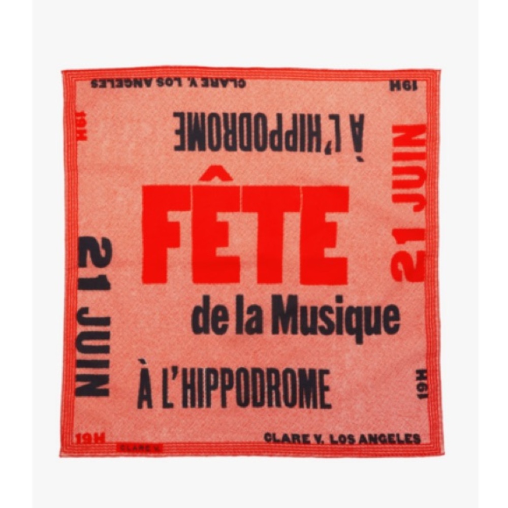 Clare V Fete de la Musique bandana